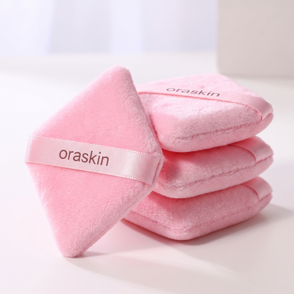 1 Box of 2 Oraskin Beauté Powder Puffs