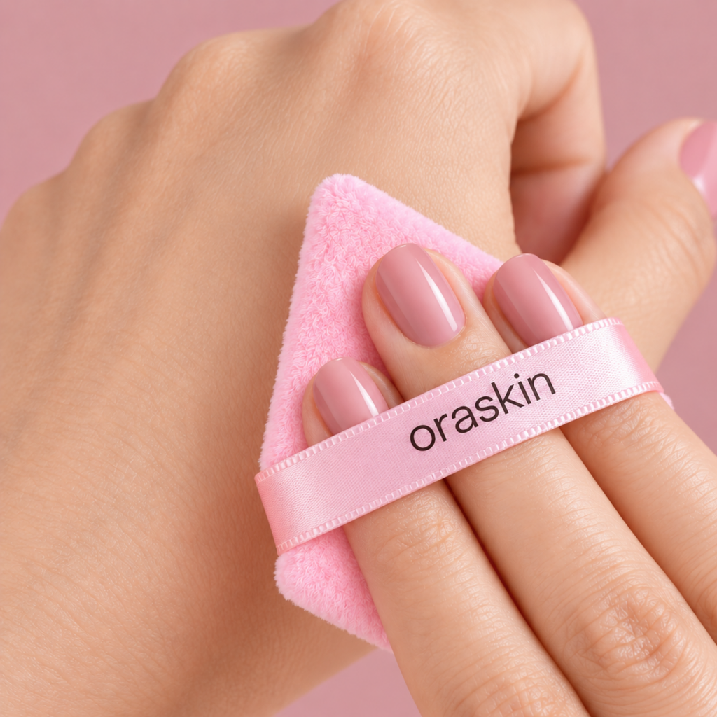 1 Box of 2 Oraskin Beauté Powder Puffs