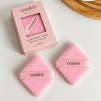 1 Box of 2 Oraskin Beauté Powder Puffs